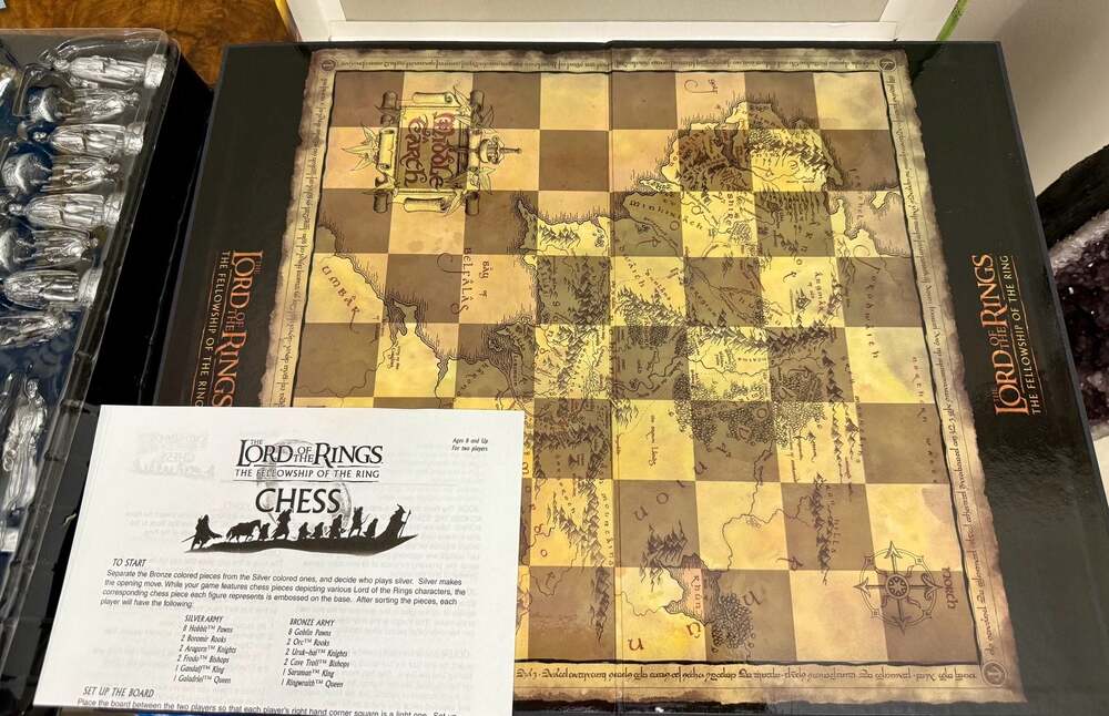 The Lord of the Rings: The Fellowship of the Ring Chess Set by Parker Brothers
